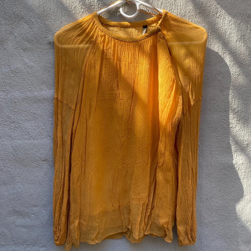 Zara Marigold Blouse